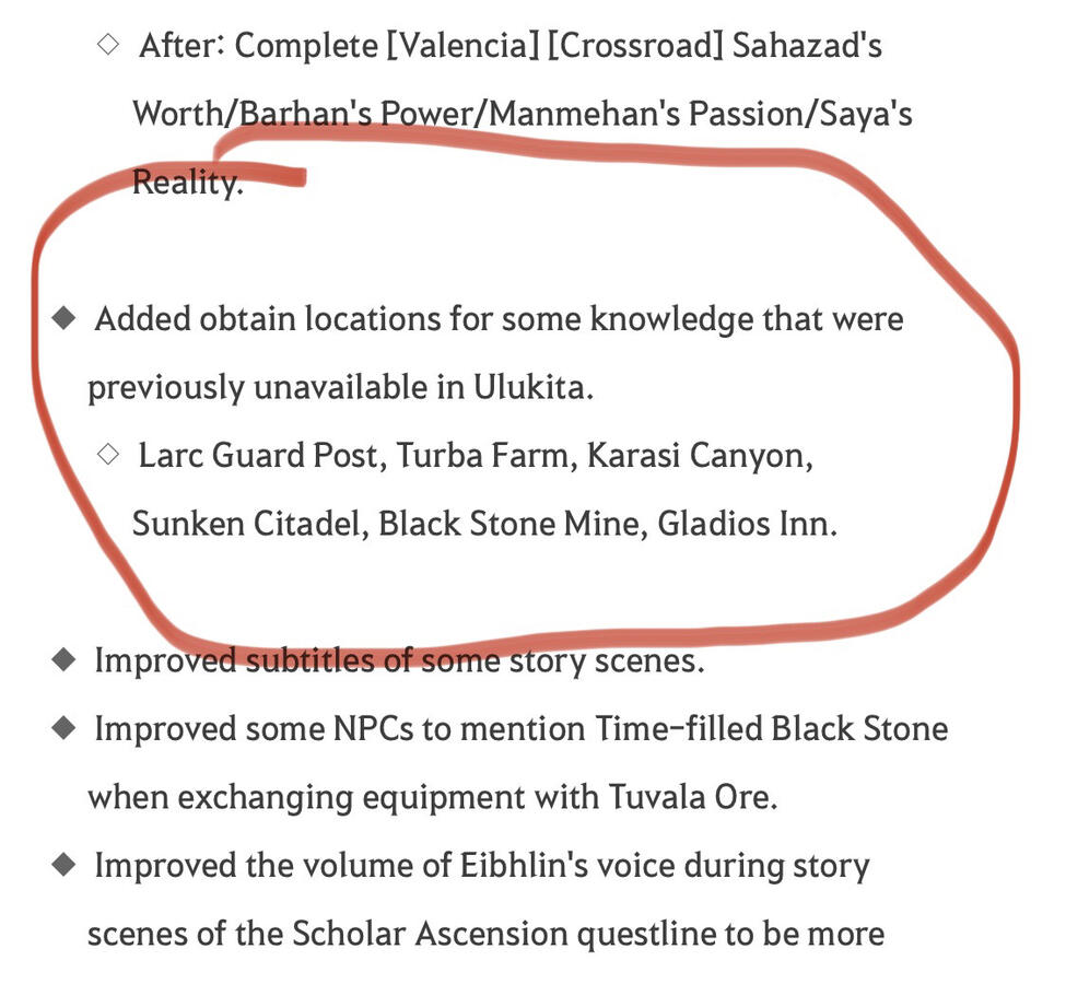 The patch update